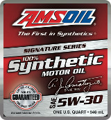 AMSOIL Signature 5W-30 synthetic motor oil
