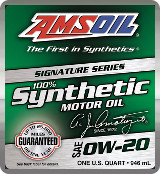 AMSOIL Signature 0W-20 synthetic motor oil