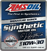 AMSOIL Signature 10W-30 synthetic motor oil