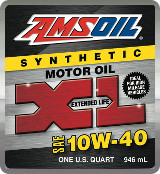 AMSOIL XL 10W-40 synthetic motor oil